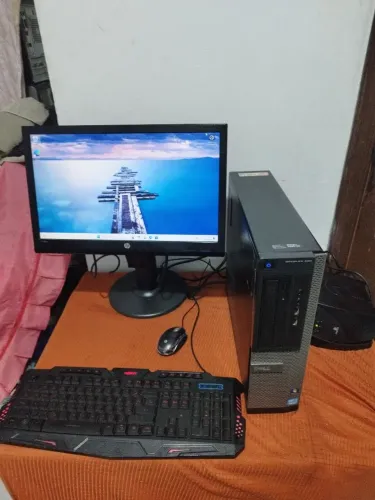 Computador completo dell_processador i5_8 de ram _Hd 500 gb_windows 10_ monitor 19_