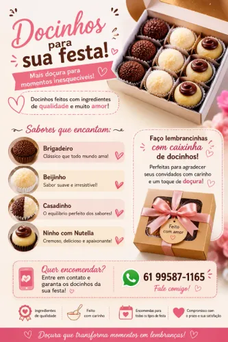 Docinhos para Festa