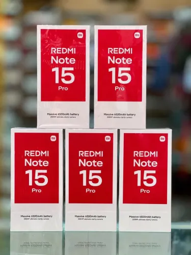 Xiaomi Note 15 PRO 4G NFC 200MP Câmera 256GB 08GB RAM TODAS AS CORES