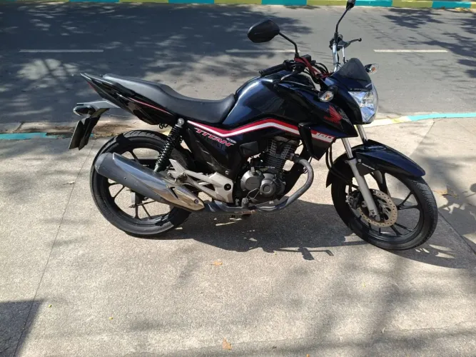 VENDO Honda CG 160 Titan flex, ano/modelo 2021/2021, cor azul.