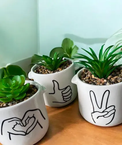 Mini plantas artificiais