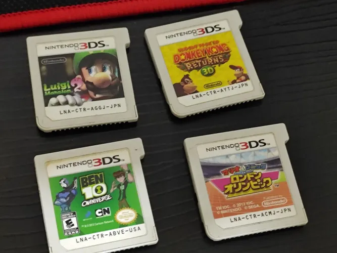 Vendo jogos de 3DS