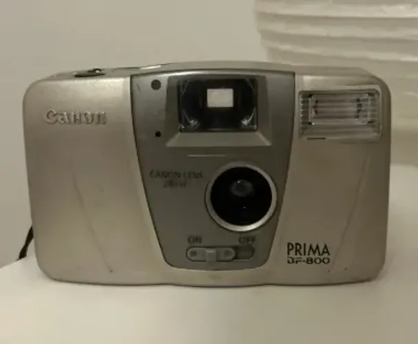 câmera analógica canon prima bf 800 - funcionando