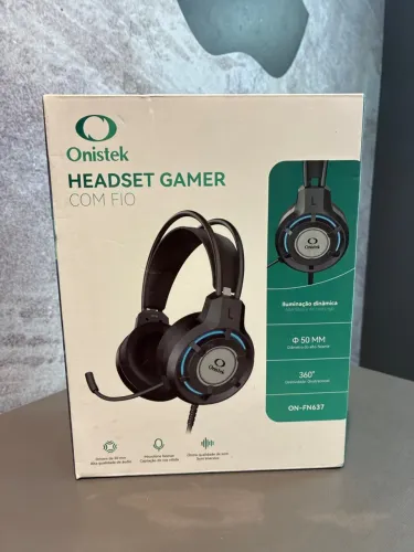 Headset Gamer com Fio Onistek (Modelo ON-FN637)