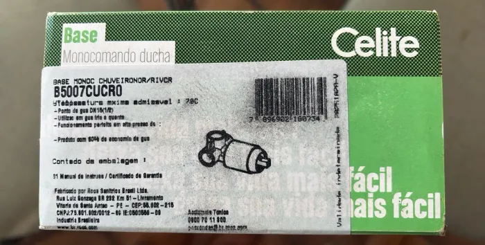Base monocomando ducha