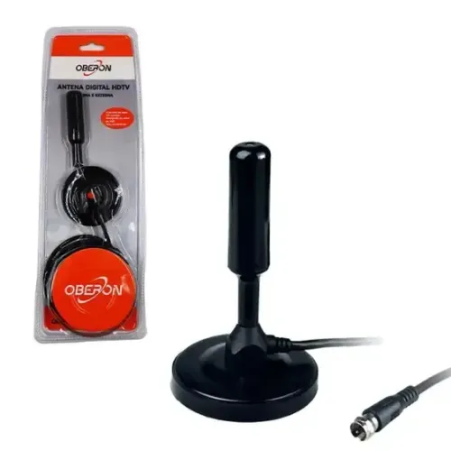 ANTENA DIGITAL TV CABO 5M OBERON 3.5 DBI HDTV ORMI802 5M