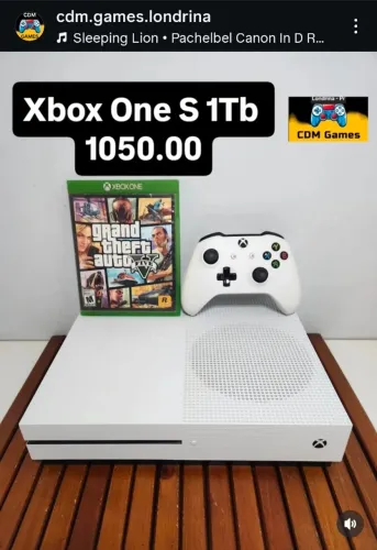Xbox One S 1Tb 1050.00 - Não Aceito Oferta