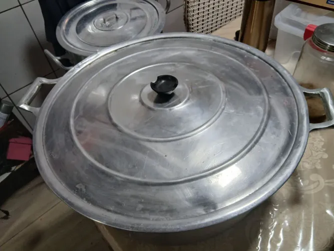 Caçarola 50 litros de aluminio fundido