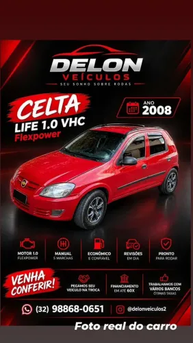 Chevrolet Celta Life/ LS 1.0 MPFI 8V Flexpower 5P 2008