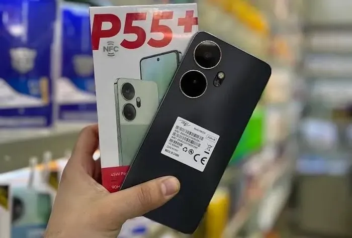 Celular Itel P55+ 128/04- Preto Novo