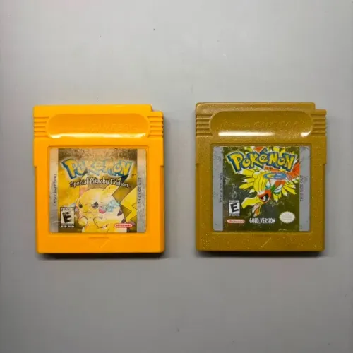 2 jogos pokemon original game boy
