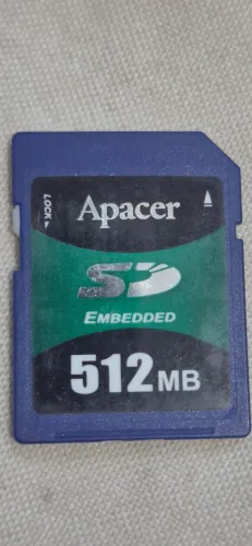 10 Cartões de Memória SD - 512MB - Apacer