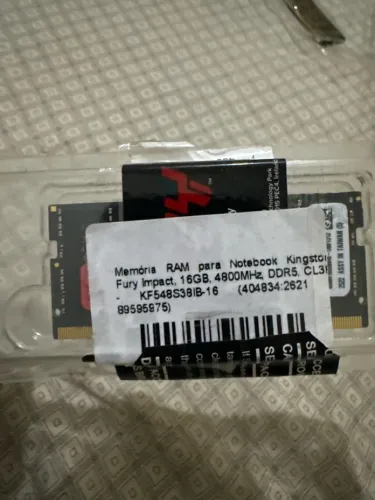 Memória RAM Kingston Fury Impact de 16GB DDR5 4800MHz (CL38)