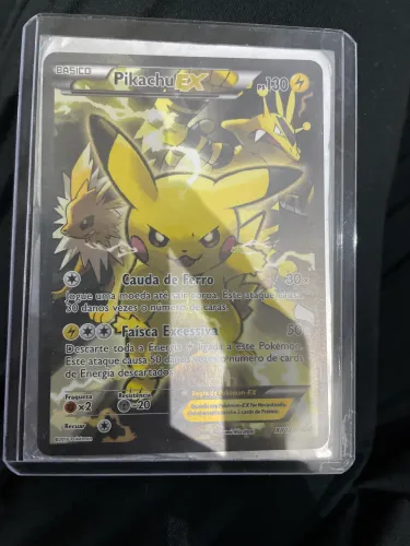 Carta Pokémon Pikachu EX 2016 promo