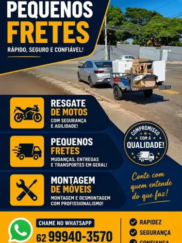 Fretes e montagens 