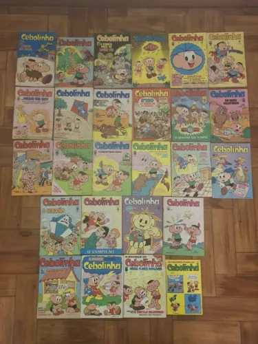 Coleção 13 Gibis Quadrinhos Cebolinha - Anos 70 e 80 (raridades)