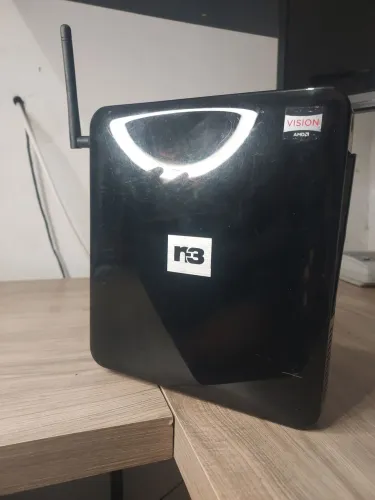 Mini PC AMD Vision E-350 6GB RAM + HD 320GB Windows 10 Pro e Office Ativados