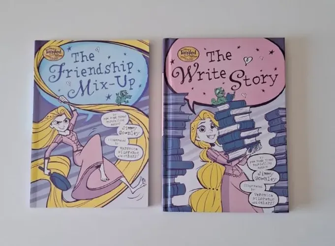 3 comics da Rapunzel em inglês (Disney, HQ)