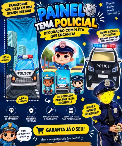 Kit Completo Tema Policial ?