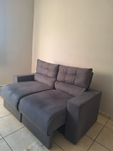 Sofá Retrátil e Reclinável 1,70 Cinza