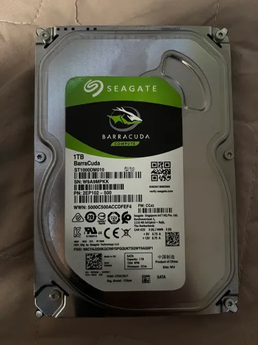 HD Seagate BarraCuda 1 TB 7200 RPM
