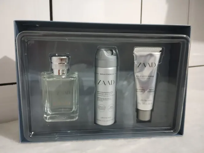 kIT PRESENTE DIA DOS PAIS ZAAD COM 3 ITENS O BOTICÁRIO ORIGINAL