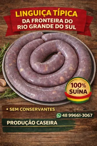 Linguiça campeira artesanal