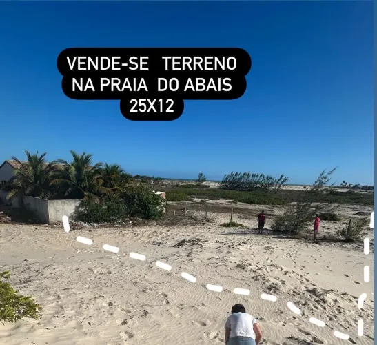 Terreno a venda no abais 300 metros para praia 