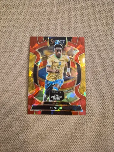 Card Vini Jr Panini Select World Cup 2026 - Orange Mojo Terrace #99