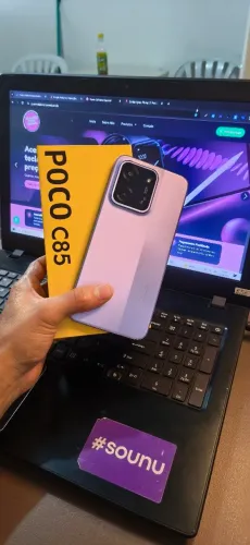 Celular Poco C85 128 G 6 RAM Lacrado Garantia em Cascavel + Capinha e Película Brinde