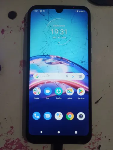 Moto e6i quebra galho