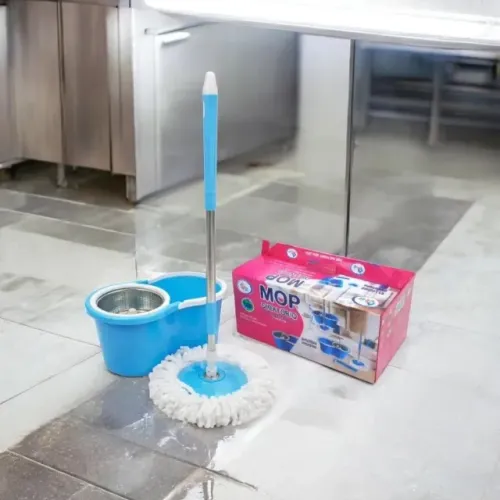 Mop Giratório com Balde 12L - Completo e Prático