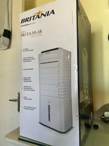 Climatizador Britânia BCL05A 127V | 4 em 1, Autonomia de 26h