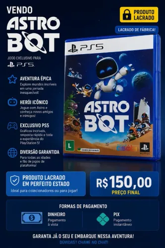 ? Astro Bot PS5 - Novo/Lacrado | Apenas R$ 150