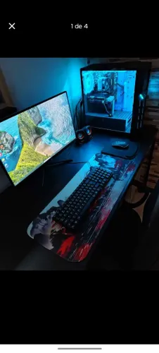 Vendo computador completo com mesa e cadeira, somente venda!