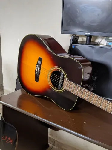 VIOLÃO MORRIS M-205TS (Marca Japonesa)  (Raridade) 1989
