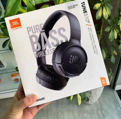 Fone De Ouvido JBL Tune 510BT Original Bluetooth Bateria 40 Horas Dobravel - Produto Novo