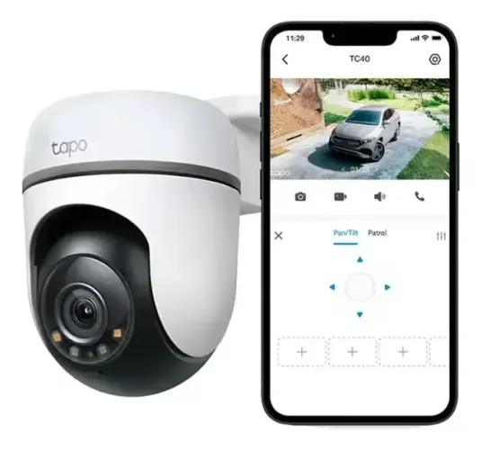 Câmera de Segurança Wi-Fi 360º TP-Link TC40 MTP0039 Full HD 1080P Visão Noturna Colorida