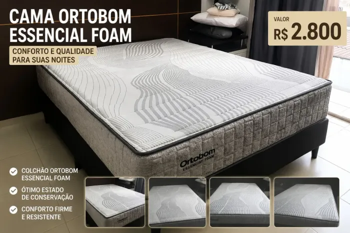 Cama Box Casal Ortobom