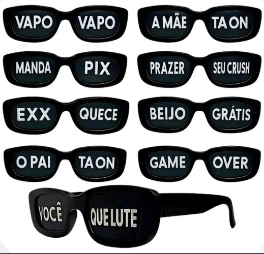 Óculos pra festa / Óculos Personalizado