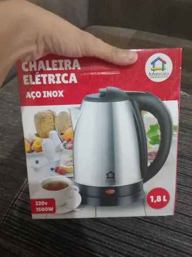 Chaleira elétrica futuro casa nova, foi ao testada 60.00.