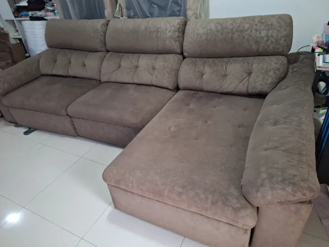 Sofá retrátil 3 lugares, 3 m.