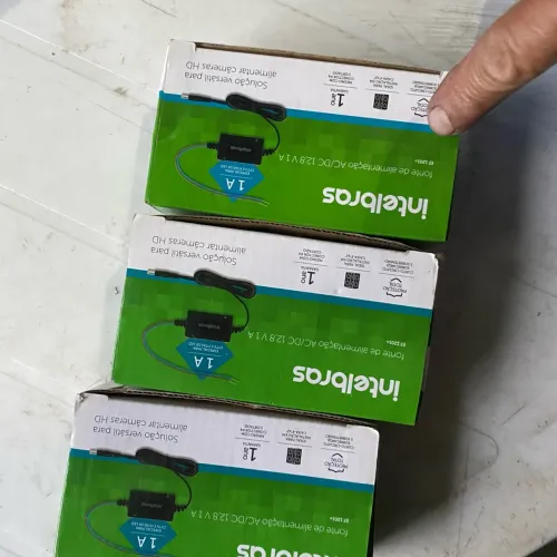 3 FONTE ALIMENTAÇAO SEM PLUG 12.8 Vdc 1A EF 1201S - INTELBRAS