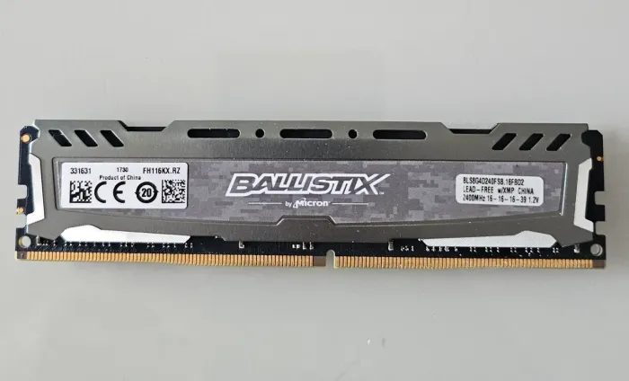 Memória RAM Crucial Ballistix Sport 8GB DDR4 2400MHz