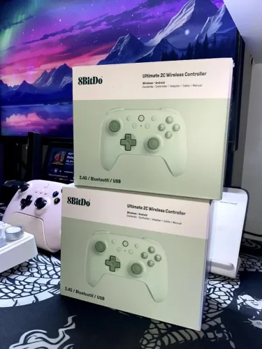 Controle Sem Fio 8BitDo Ultimate 2C **LACRADO EM CAIXA**
