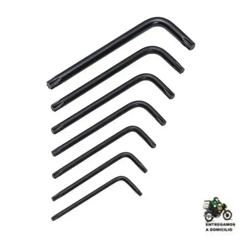 Jogo Chaves Torx Kala Longa T9 A T50 10 Peças