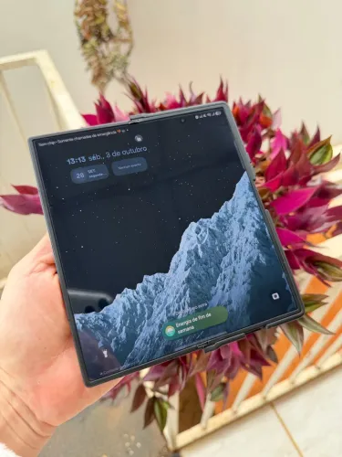 Samsung Zfold7, 512gb de memória de armazenamento.