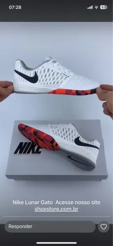 Nike Lunar Gato II nº 42 - Futsal - Excelente Estado 