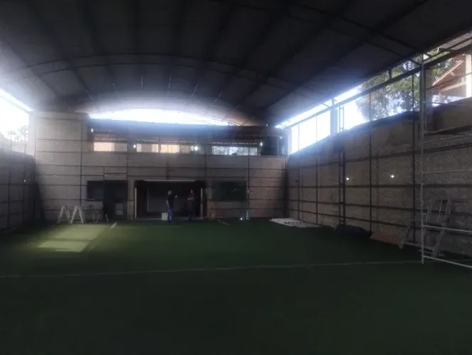 Quadra completa de futebol society
