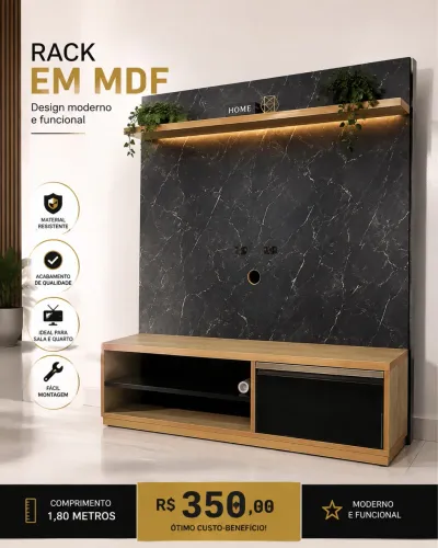 Rack em MDF